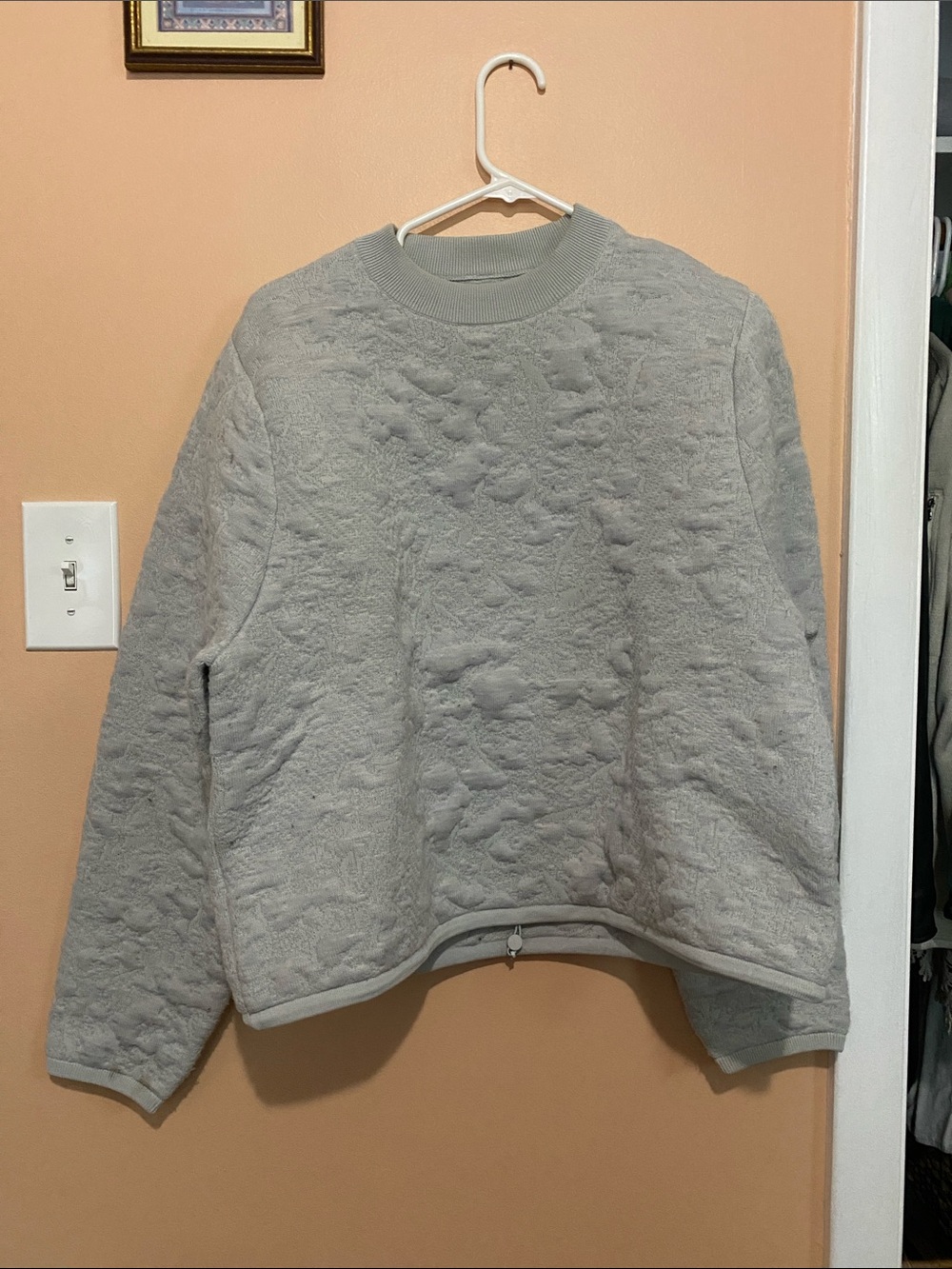 Women’s lululemon Quilted Crewneck Sweater - Light Gray